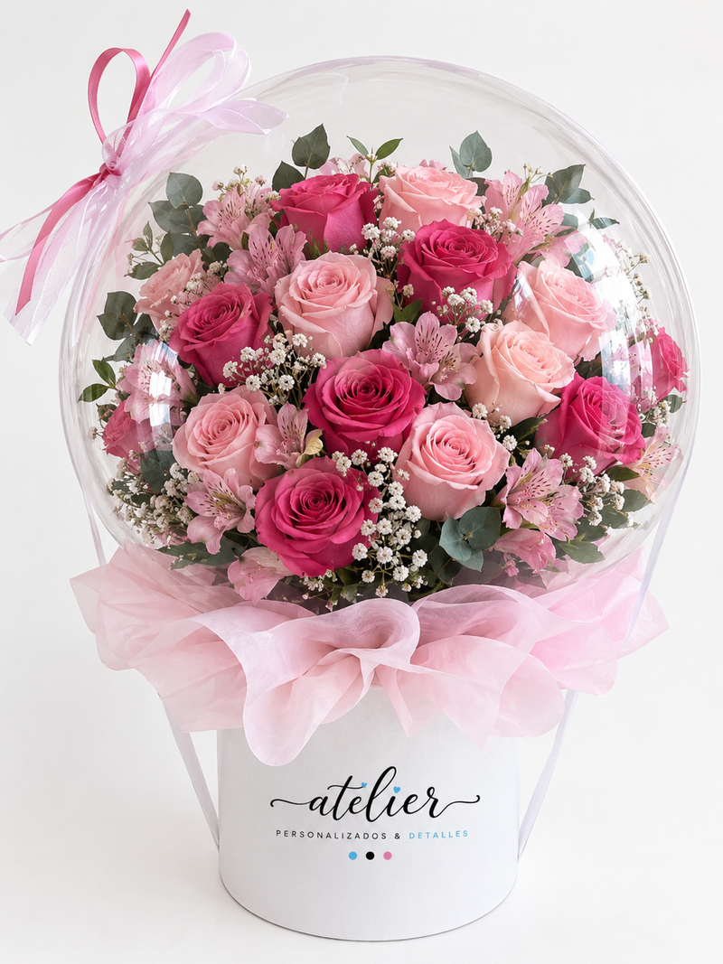 Burbuja Rosas Rosadas - Image 1