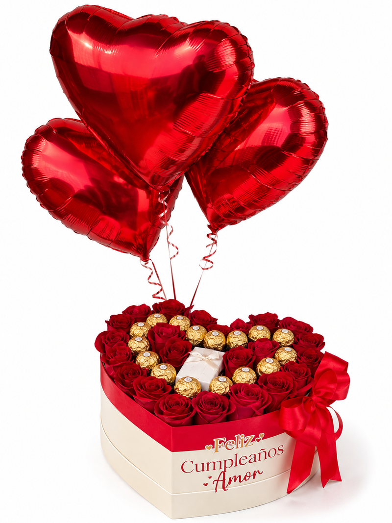 Caja Corazón Cumpleaños Amor - Image 1
