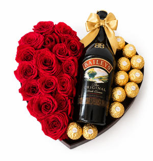 Caja Corazón con Baileys