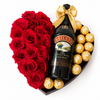 Caja Corazón con Baileys