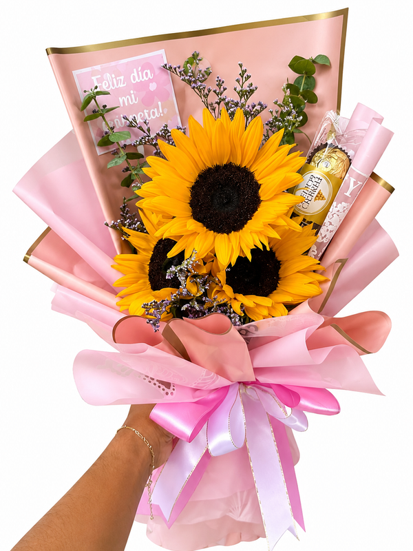 Ramo Girasol de Mano