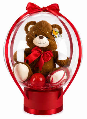 Burbuja Roja con Oso
