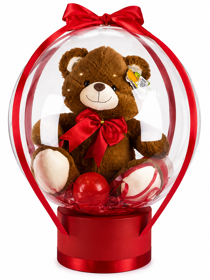 Burbuja Roja con Oso - Image 1