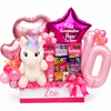 Caja Cumpleaños Unicornio con Número