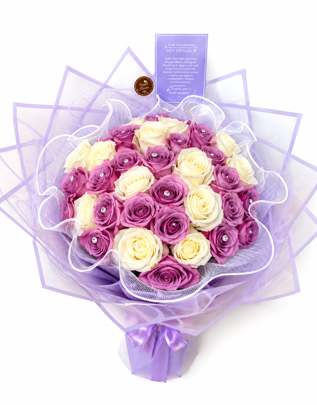 Bouquet Rosas Lavanda - Gallery 1