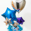 Caja Cumpleaños Azul con Globos
