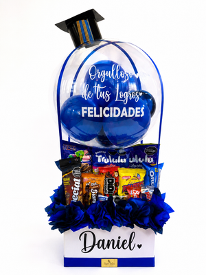 Caja Graduación Azul