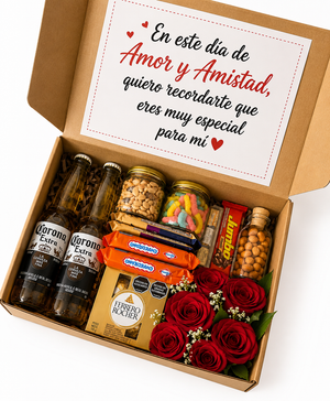 Caja Amor y Amistad con Cerveza