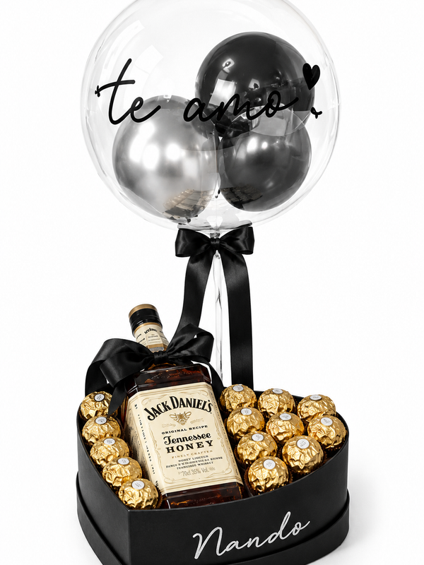 Caja Corazón con Whisky