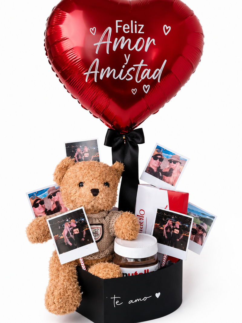 Caja Te Amo con Oso y Fotos - Image 1