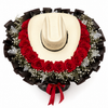 Ramo Sombrero Blanco y Rosas Rojas