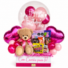 Caja Cumpleaños con Oso y Dulces