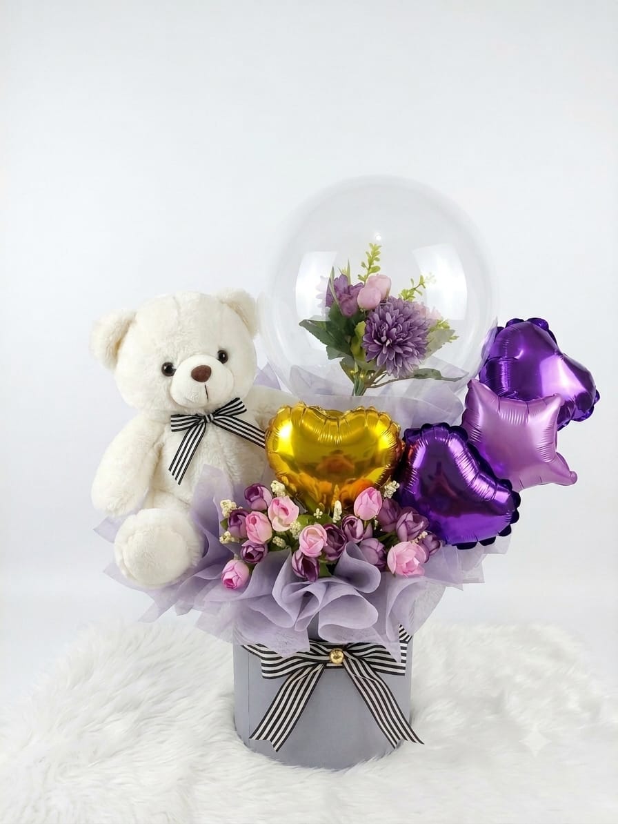 Sombrerera con Oso y Globos - Gallery 1