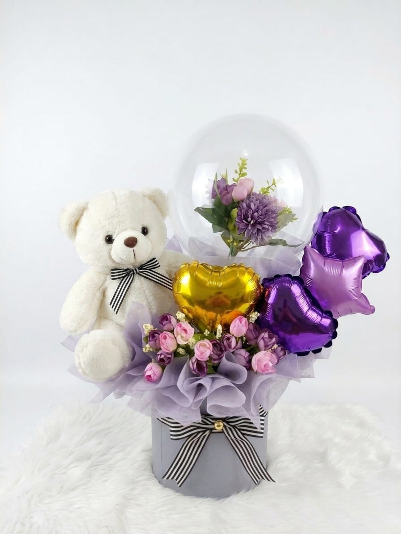 Sombrerera con Oso y Globos - Image 1