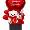 Sombrerera San Valentín con Oso