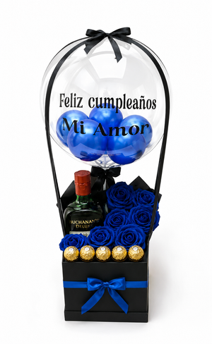 Caja Cumpleaños Mi Amor con Licor