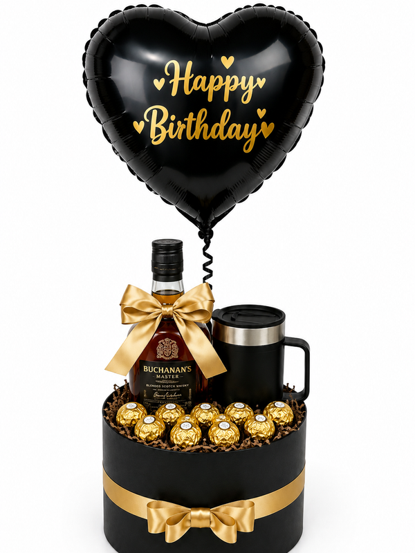 Sombrerera Cumpleaños con Whisky