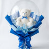 Burbuja Azul con Oso Blanco