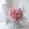 Bouquet Mariposa Rosas Rosadas