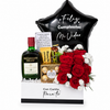 Caja Cumpleaños con Whisky y Rosas