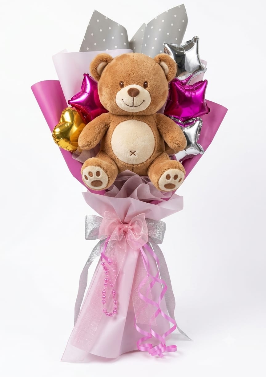 Ramo con Oso y Chocolates - Gallery 1