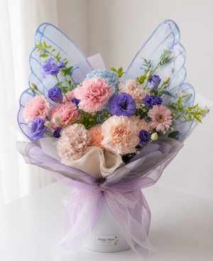 Bouquet Mariposa Lavanda